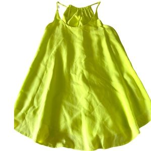 Womens lime green top